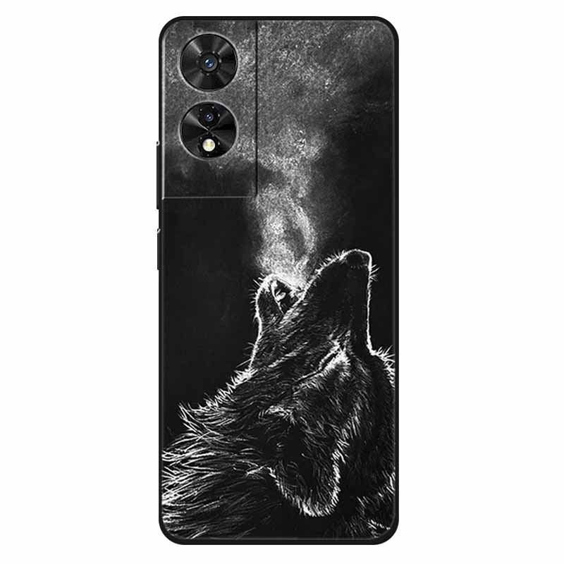 For TCL 505 Case Silicone Fashion Protective TPU Soft Funda for TCL 505 Phone Cover Animal Bumper for TCL505 Coque Shell Cute