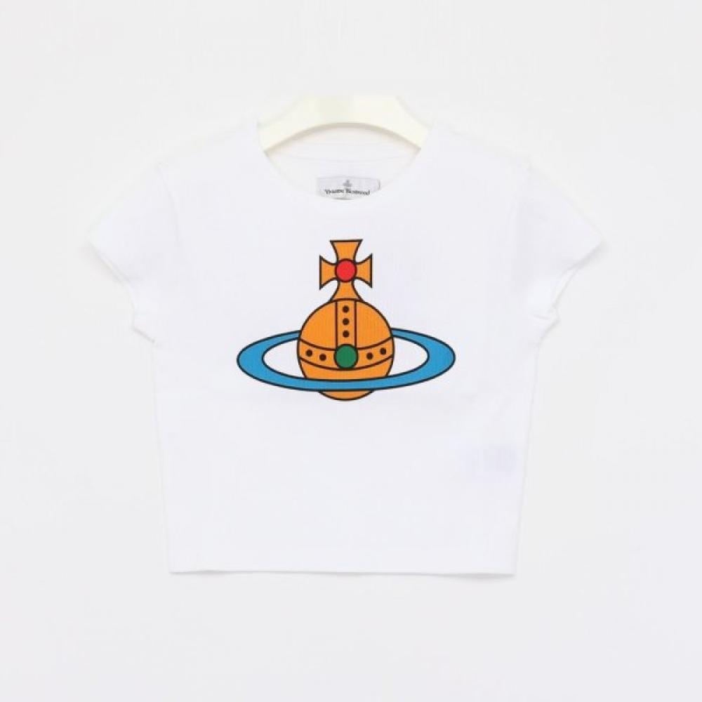 

Vivienne WeSTwood Women S 26SS ShorT Sleeve T ShirT 1g010018 J009c A401 S