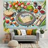 8x6 feet Passover celebration polyester background banner - Vibrant "Happy Passover" designDJH