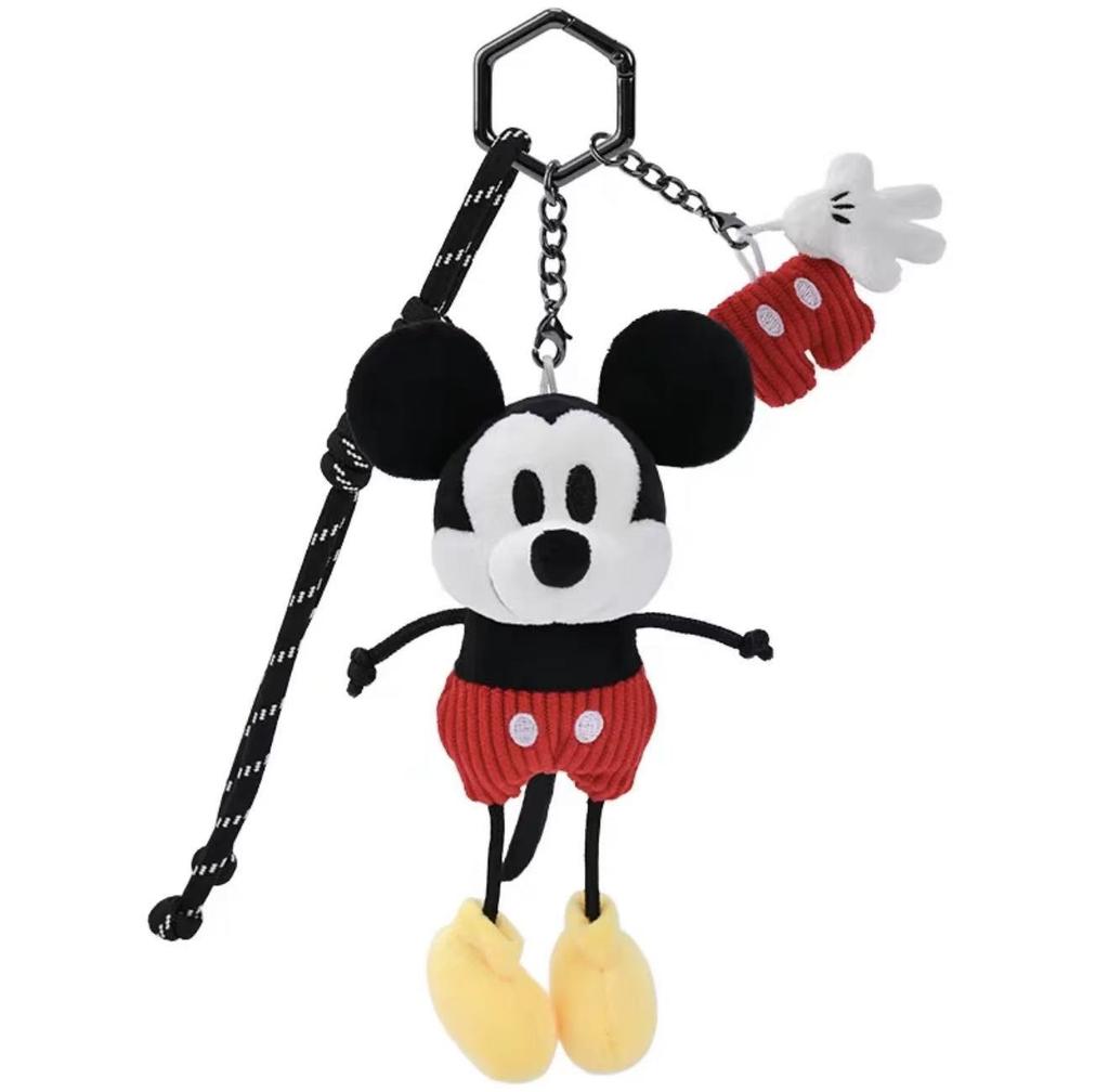 Disney Minnie Mickey Pluto Donald Duck Plush Toys Fantasy Toy Story Pendant Bag Plush Keychain Phone Car Plush Keyring