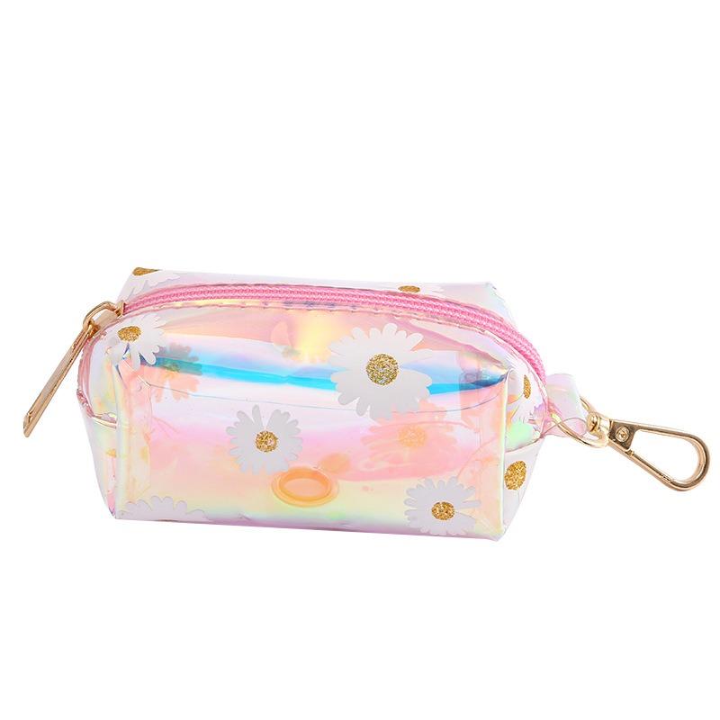 New Pet Poop Picker Laser Leather Rubbish Bag Shell Colourful Transparent High Volume Biodegradable Dispenser Pet Supplies