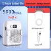 Y1L Waist & Handheld USB Portable Fan: Strong Wind Cooling for Outdoor, Food Delivery, Construction