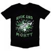 Rick And Morty Unisex Adult Splat T-Shirt