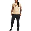 Under Armour Animal Pattern Printed Crew Neck Short Sleeve T-Shirt Women Tops Fangshan-Yellow 1380764-792