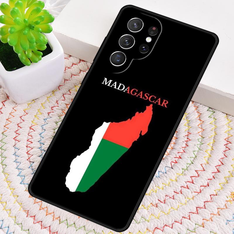Madagaskar Flagge weiche Silikon Handyhülle für Samsung Galaxy note 10 pro S26 S25 S24 S23 S22 S21 Plus S25Ultra Hülle Cover
