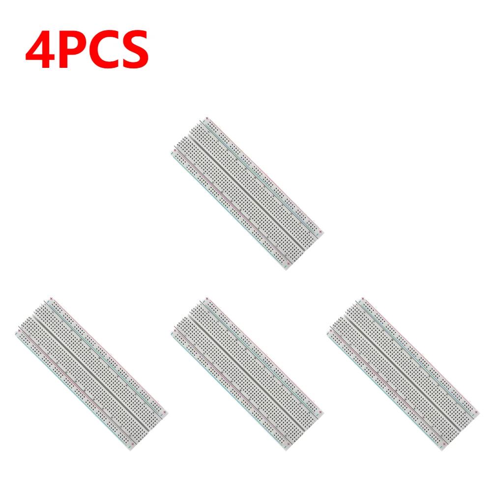Breadboard 830 Point Circuit Boards Solderless Universal Experiment Boards Spliceable for Circuit Assembly and Commissioning