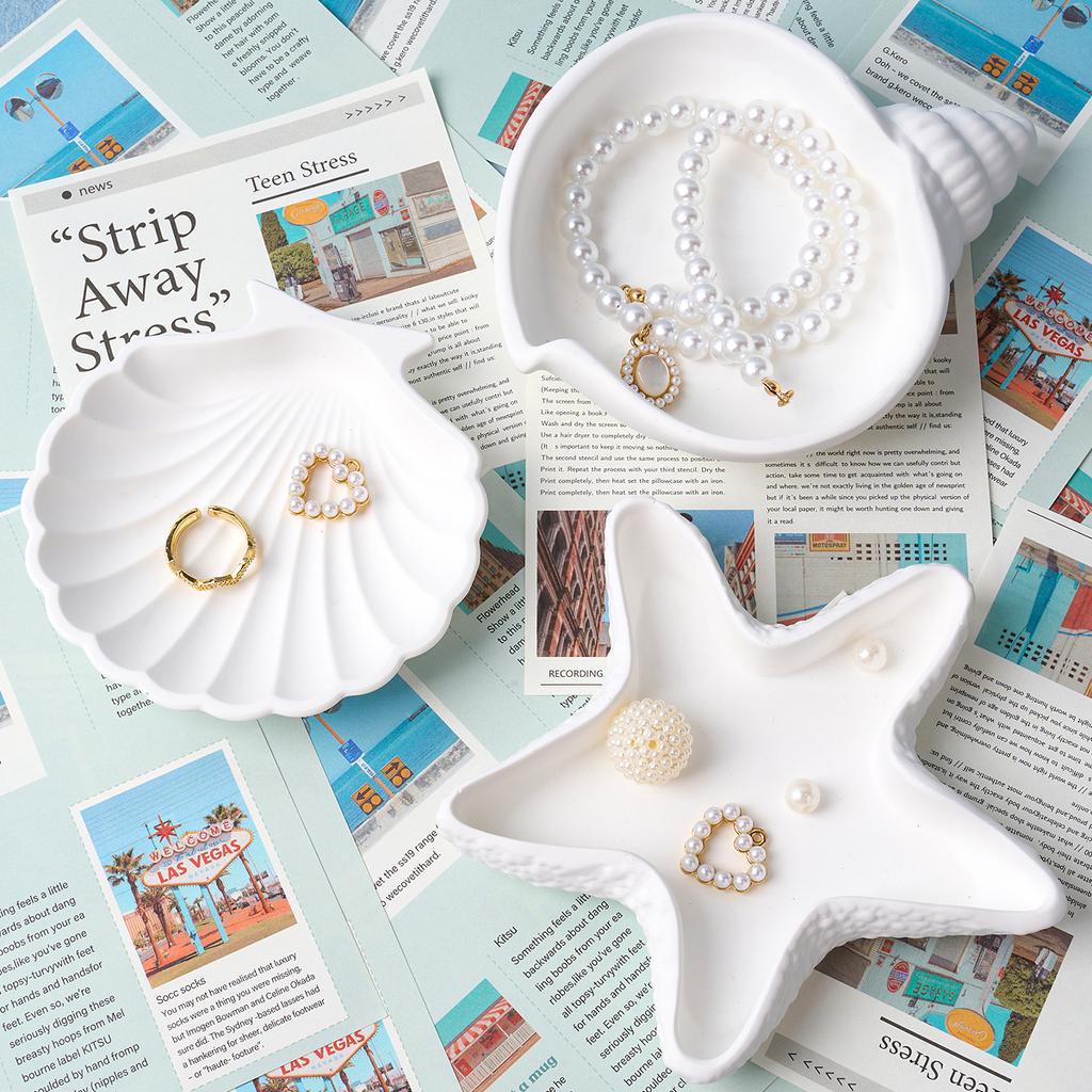 Conch Candle Holder Silicone Mold DIY Shell Storage Tray Crafts Making Molds Plaster Resin Flowerpot Casting Mould Home Decor