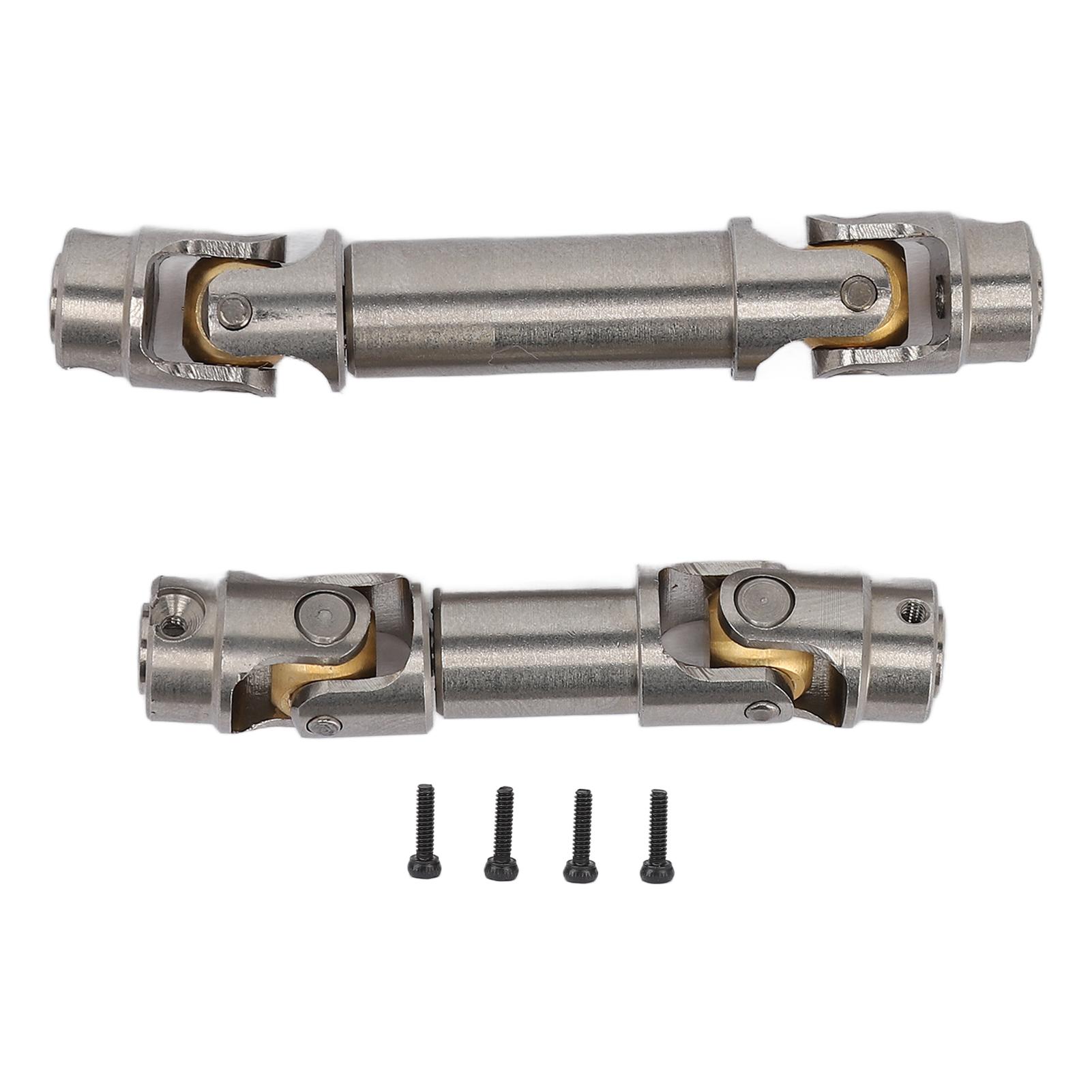 

RC Car Drive Shaft Stainless Steel Front Rear Center Drive Shaft for Traxxas TRX4M 1/18 RC Cars Silver