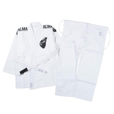ALMA Overseas Made Gi Biały Biały A4 (Alma) Jiu-Jitsu [Z Obi] JU2-A4-WH