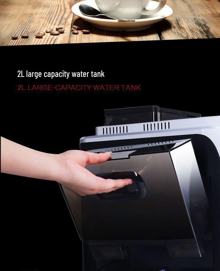 110V Italian Commercial Fully Automatic Coffee Machine - Freshly Ground, Steam Type for Office Use