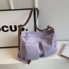 Women Multiple Pockets Shoulder Bag Solid Color Nylon Totes Vintage Large Capacity Ladies Leisure Handbags Designer Shopping Bag