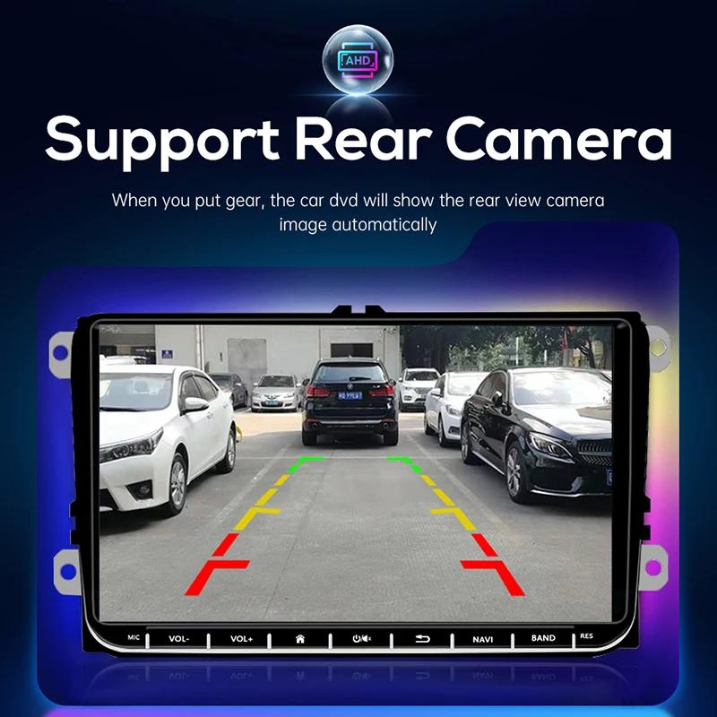 Acodo 2 Din Android 11 Car Radio 9'' GPS With Carplay For VW/Volkswagen Passat Golf MK5 MK6 Jetta EOS POLO Touran Seat Sharan