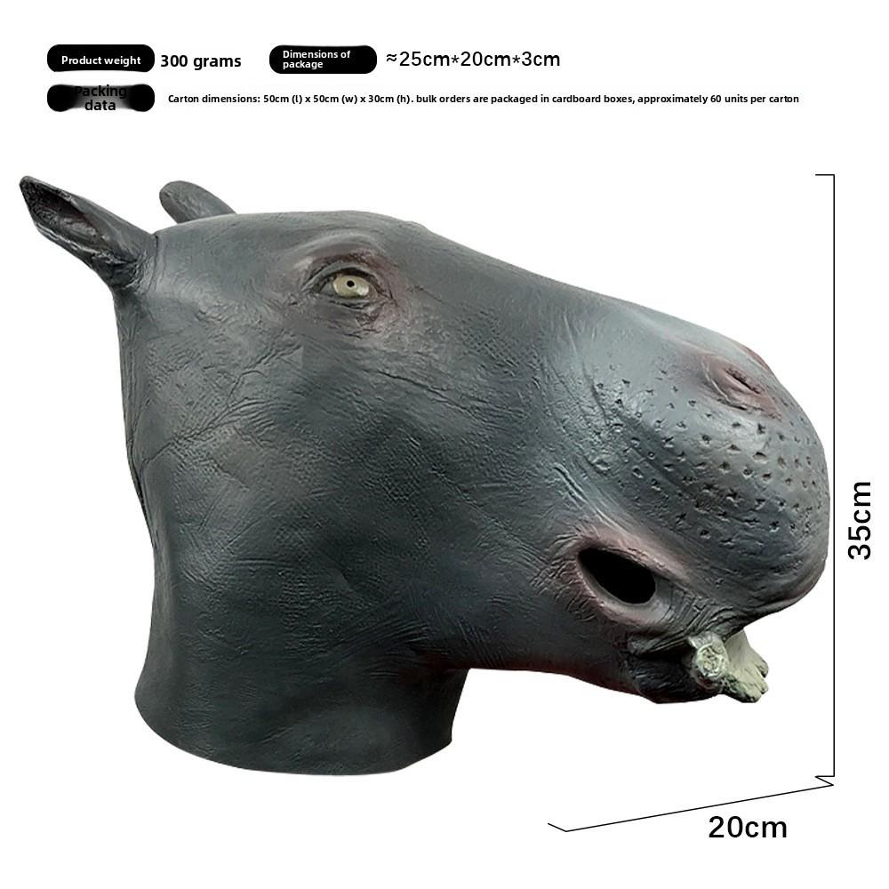 Animal Series Latex Animal Mask For Cosplay And Halloween Party Fun