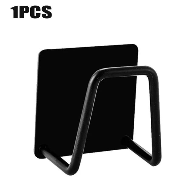 New Kitchen Stainless Steel Sponges Racks Self Adhesive Sink Sponges Drain Drying Rack Kitchen Sink Accessories Storage Holders