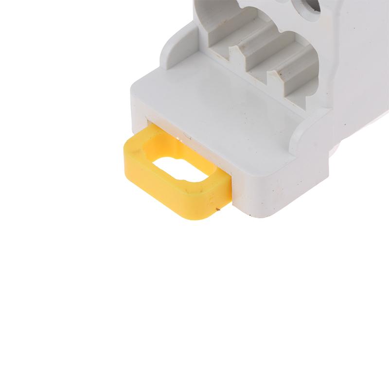 Ukk80A Terminal Block Rail Distribution Box Universal Electric Wire Connector End Covers End Brackets