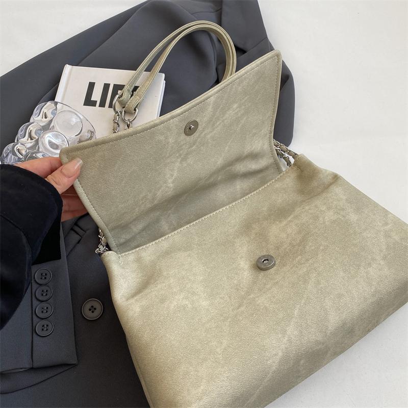 Retro Chian Leather Shoulder Bags for Women Simple Tote Bag 2024 Winter Crossbody Bag Lady Travel Vintage Handbags