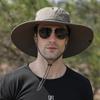 12cm Brem Vanntett Bøttehatt For Menn Sommer UV-beskyttelse Solhatt Utendørs Fottur Fiskehatt Mote Panama Unisex Hatt
