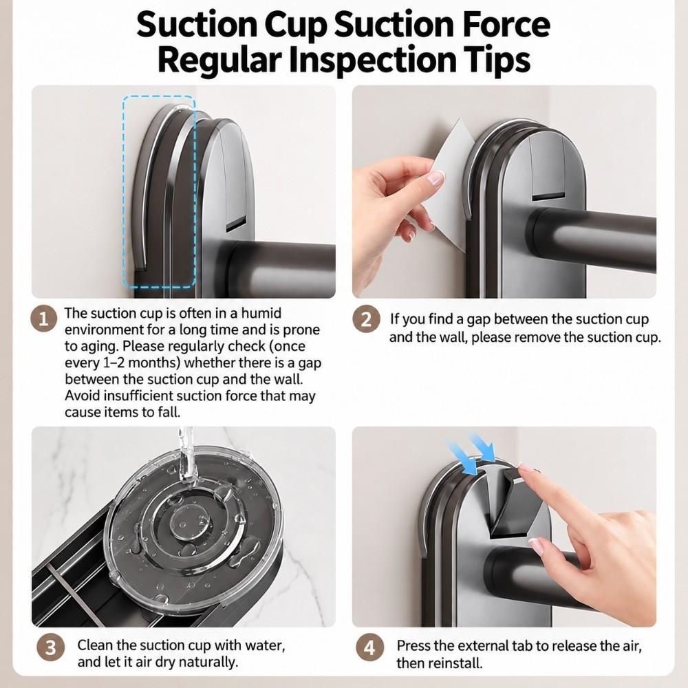 Suction Cup Hanger Organizer Stacker Telescopic Clothes Hanger Storage Home Use