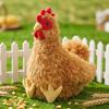 Peluche de Pollito Realista Marrón Gris Amarillo Juguete Suave Almohada para Dormir Juguete de Confort para Niños Regalo de Cumpleaños para Niños y Niñas