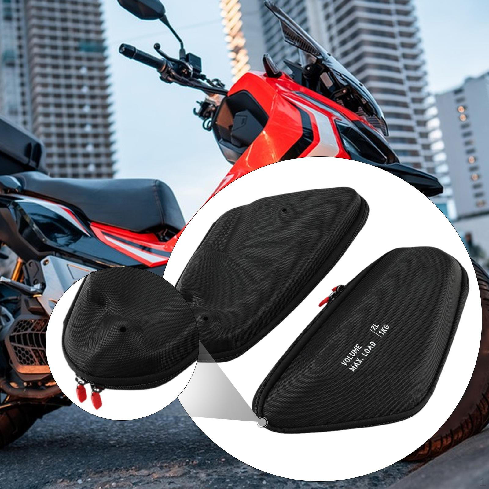 2Pcs Motorcycle Side Frame Bag Storage Package Bags for Motorbike