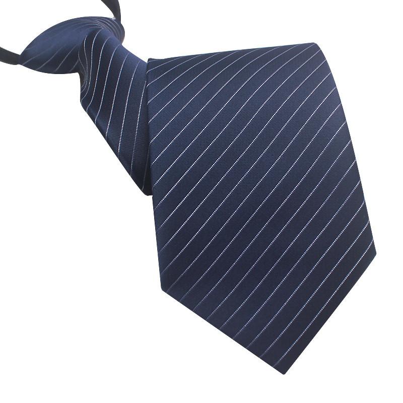 Mens Business Polyester Tie With Arrow Design And Zipper Closure For Office