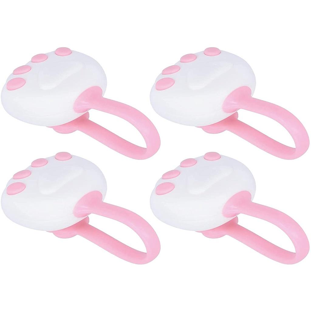 

4 комплекта приспособлений для раздвижки и фиксации постельных принадлежностей Pink