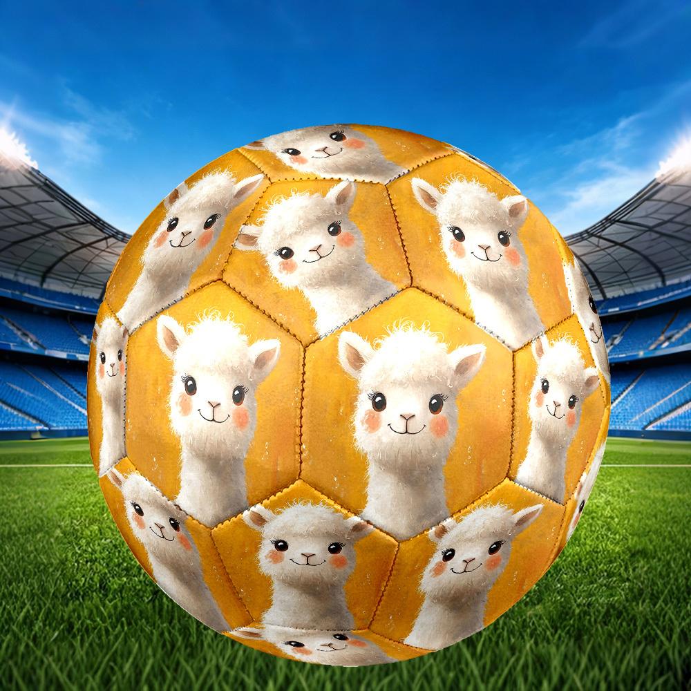 1pc Alpaca Snow Size 5 Soccer Ball Professional Match Training Football Indoor &Outdoor Sports Ball Lightweight Durable C65110