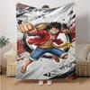 1pc One Piece Adventure Soft Throw Blanket Flannel All Season Light Weight Living Room/Bedroom Warm Blanket. M7270146