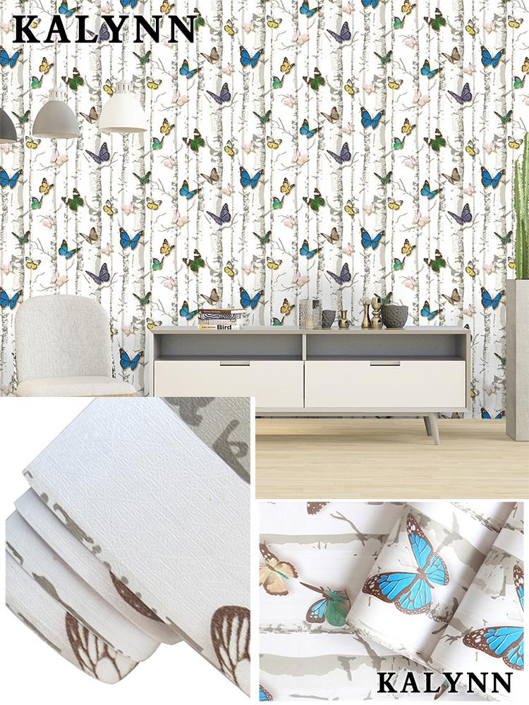 Vinyl Contact Paper Wood Wallpaper Stick and Peel Removable Self Adhesive Wall Paper for Living Room Bedroom Kitchen Width 45cm