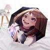 Ochaco Uraraka  pattern, automatic folding umbrella, portable and foldable design, 8 ribs, a Christmas or birthday gift.