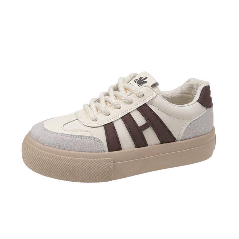 Little white shoes platform Forrest Gump explosion women's board shoes 2025 autumn new versatile Korean version of Internet celebrity sports shoes ins