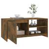 Coffee Table Smoked Oak 102x50x45 Cm Particleboard