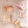 Multi-Functional Sock and Clothing Clip Hanger for Household Storage and Drying
