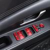 For Hyundai Elantra Avante    Car Window Glass Lift Button Stickers Cover Decoration Trim Auto Interior Accessories