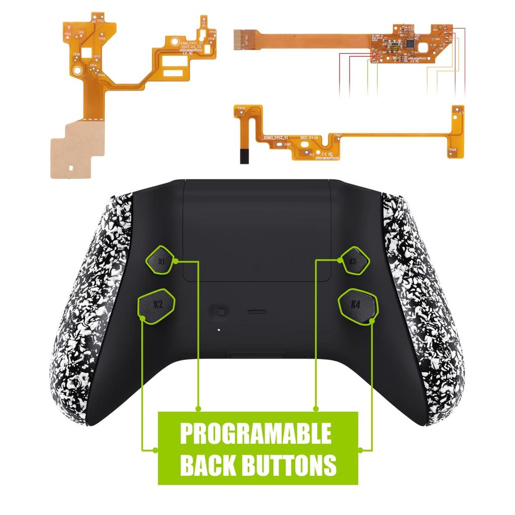 Kit di Rimappatura Programmabile eXtremeRate per Xbox Series Scheda di Aggiornamento per Controller Xbox Core con Pulsanti Laterali e Posteriori Riprogettati Controller X/S,
