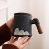 Shangqi Hand-Painted Ceramic Tea Infuser Mug