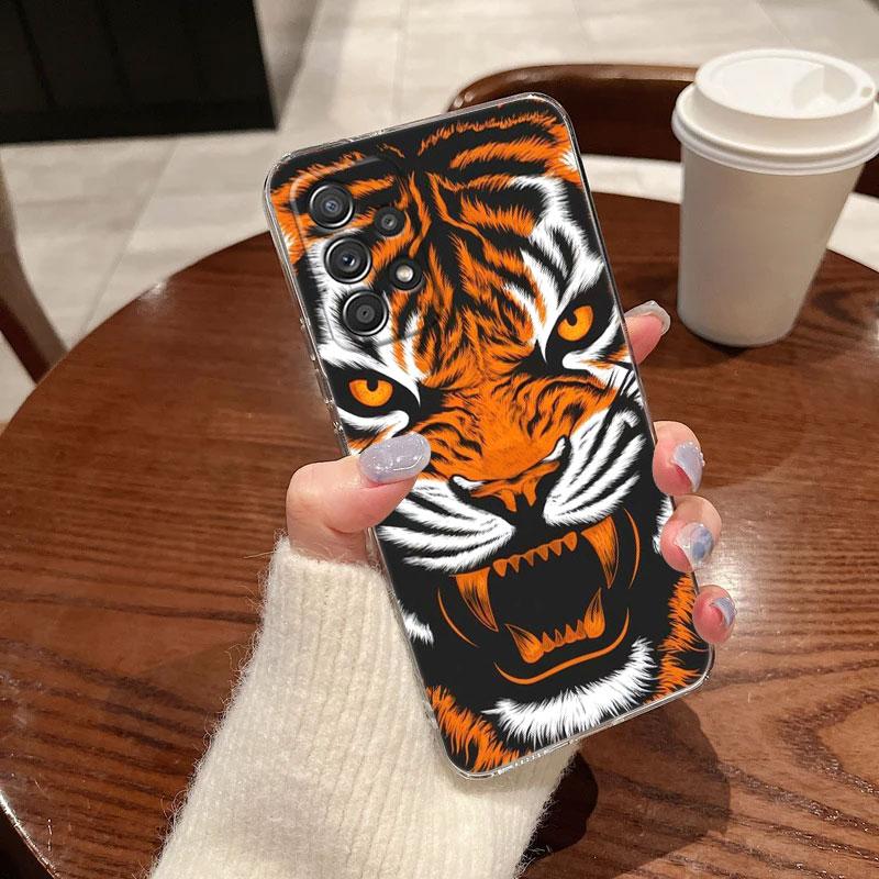 Die Wolf Löwe Katze Klare Weiche Handyhülle Für Samsung Galaxy A56 A57 A37 A55 A54 A36 A35 A26 A25 A16 A17 A07 A52 A34 A73 A53 Hülle