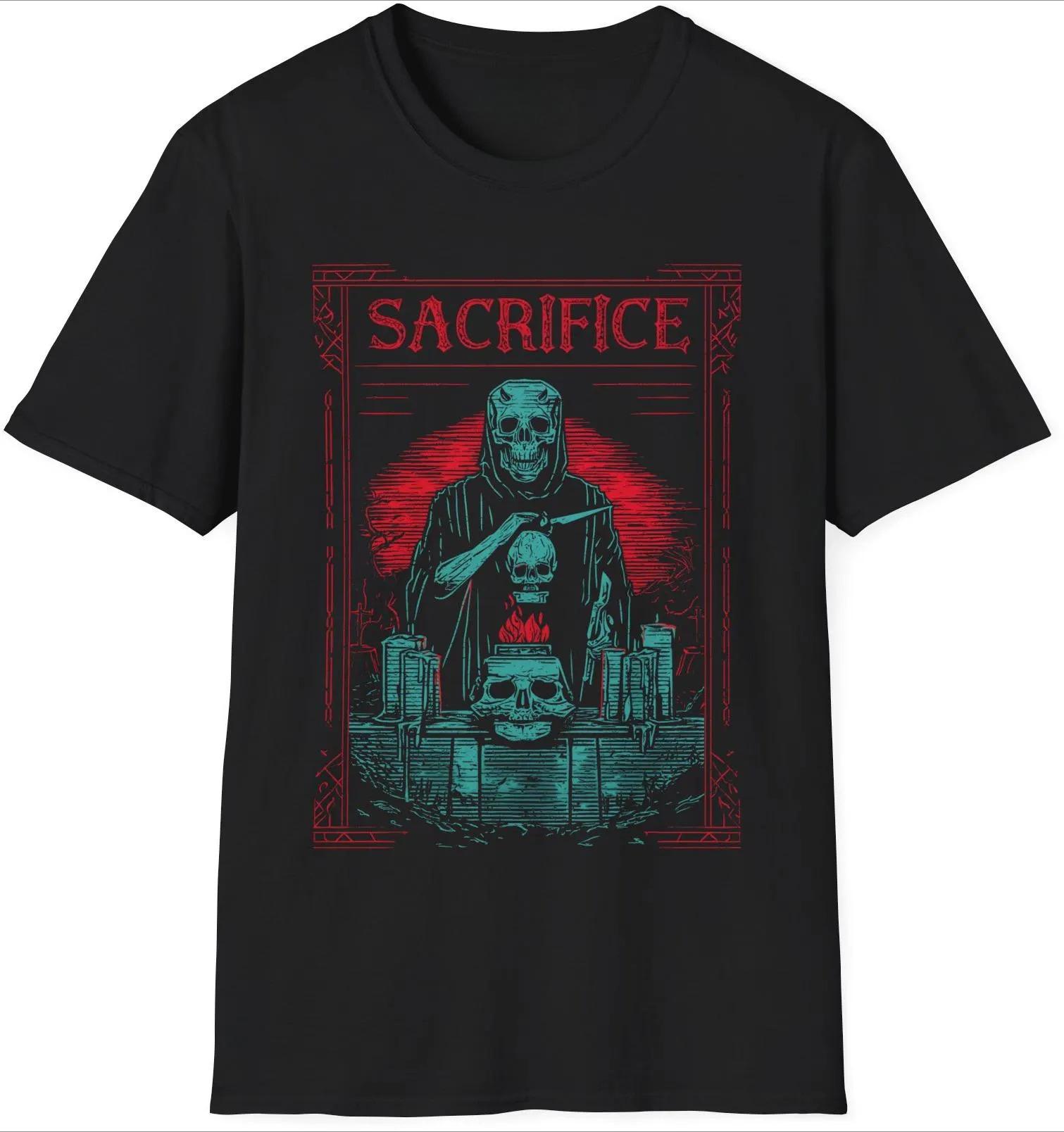 Altar of Sacrifice Tee Summer Mens and Womens Loose and Breathable Tshirt Top S