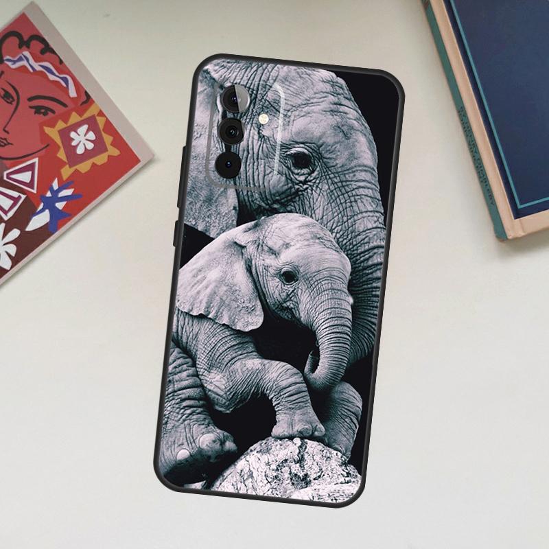 

Elephant Baby Nature Case For Samsung Galaxy A15 A25 A14 A34 A54 A12 A22 A32 A52 S A51 A71 A13 A23 A33 A53 Cover Samsung A51 4G