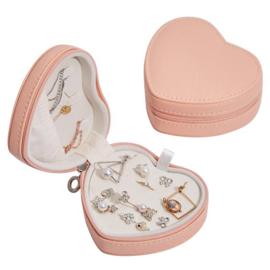 Heart-Shaped Creative Jewelry Storage Box Earrings Bracelet Necklace Organizer