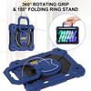 For Apple iPad Mini (2024) 360° Rotating Grip Heavy Duty Protection Stand TPU+PC 3in1 Anti-knock Shockproof Tablets PC Case