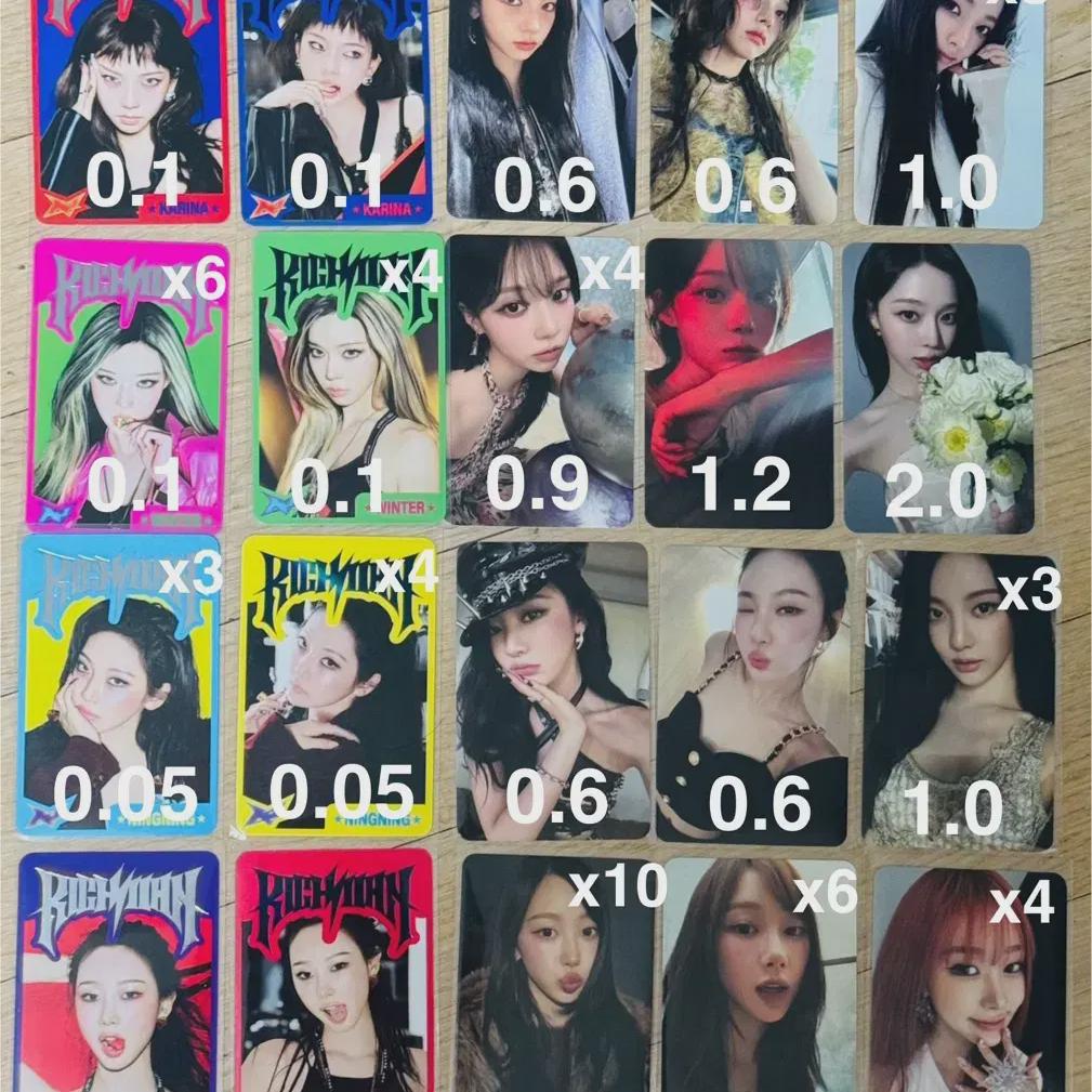 

aespa Поп-ап магазин Richman Фотокарточка 50 000 вон Преимущество предзаказа Поча Карина Жизель Винтер Ниннин