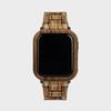 Apple Watch Wood Strap 38/40/42/44mm Zebra Compatible with SE/6/5/4/3/2/1