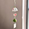1 stk. Lykkebringende Retro Japansk Vindklokke Telefonpynt Søt Frukt Eple Scrapbook Anheng Søt Telefonstropp Telefontilbehør