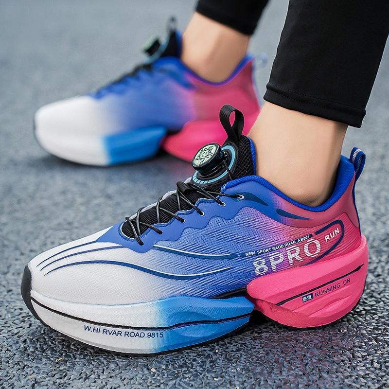 Chitu 8pro Running Shoes Rotating Button Men's Shoes Popcorn Shock Absorber Marathon Racing Competition Sports Training Shoes
