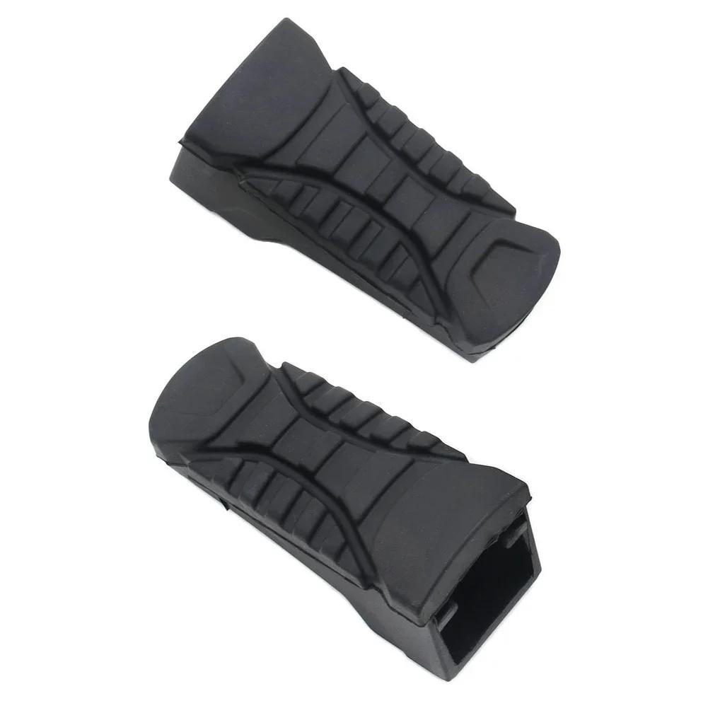 2X Motorcycle Rear Footpegs Plate Footrest Rubber Pad Cover Universal For BMW R1200GS LC/ADV Adventure R1250 GS LC/ADV 2013-2018