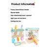 Children's Simulated Home Cooking Utensils, Bowls, Chopsticks, Knives, Forks, Wooden Simulation Boys and Girls' Toy Plates