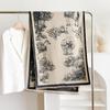 Retro Double-Sided Printing Imitation Cashmere Women'S Scarf Winter Fashion High Temperament Thickened Warm Versatile Shawl