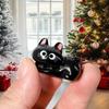 Lovely Kitten Desktop Ornaments - 1/6Pcs Black Cat Cartoon Miniature Figurines