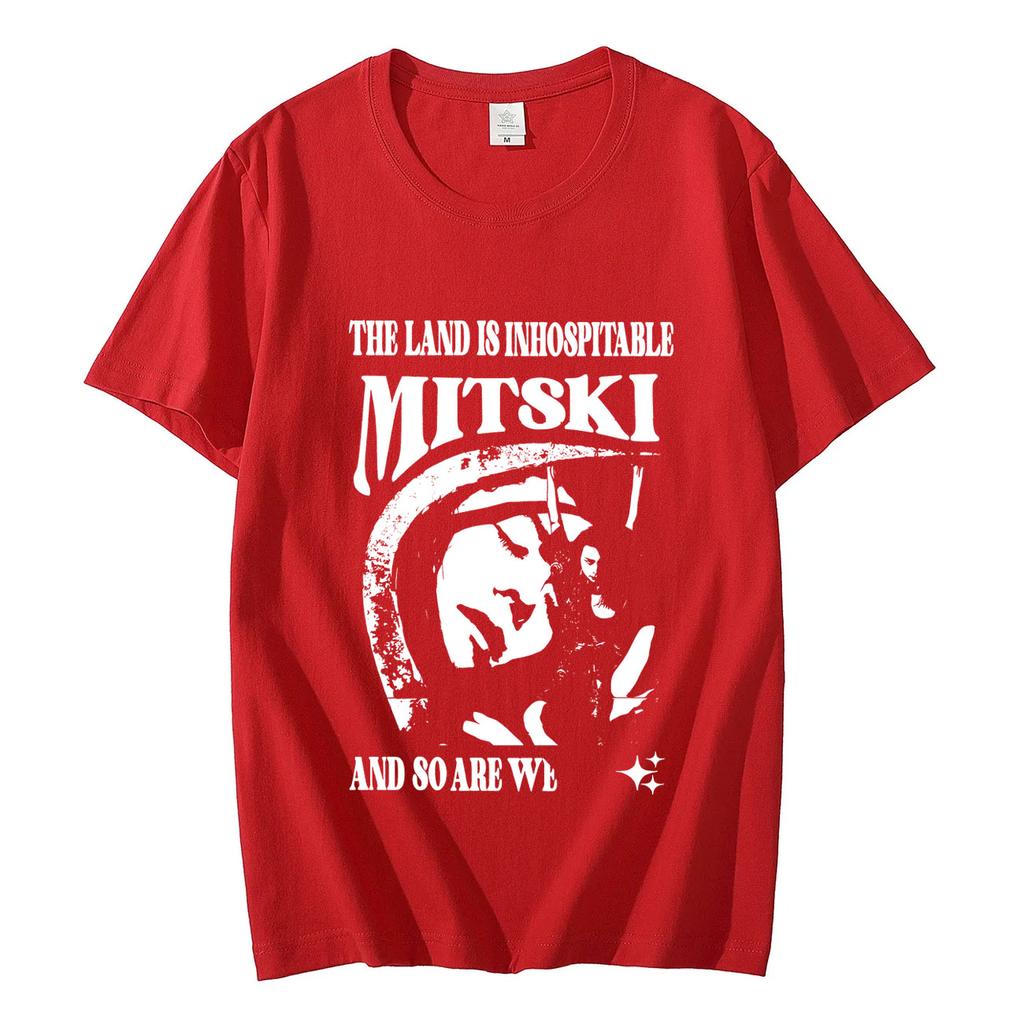 Singer Mitski Album Art Graphic T Shirts Mens Womens Fashion Vintage Aesthetics Tshirt Casual Comfort Pure Cotton Tshirts